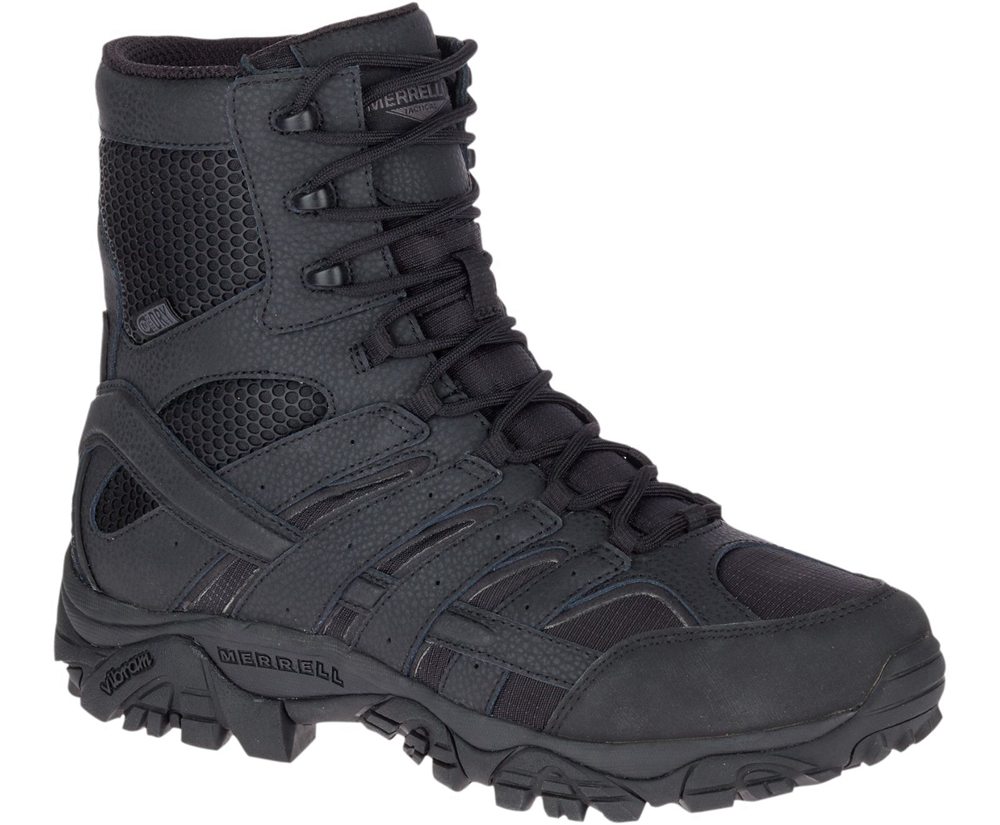 Merrell Støvler Dame - Moab 2 8\" Tactical Waterproof - Sort - NFJ420651